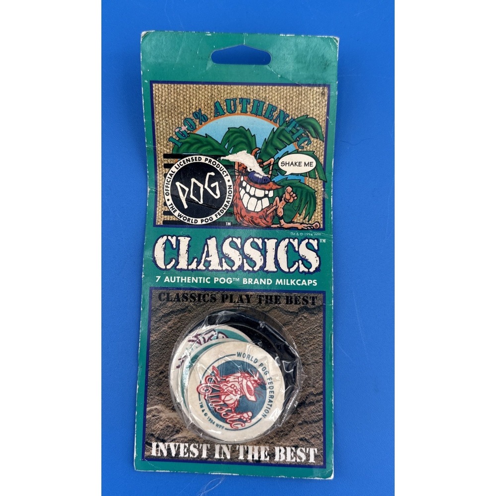 ! Collectible‎ WPF 100% authentic POGS Milkcaps pogpourri vintage nos sealed